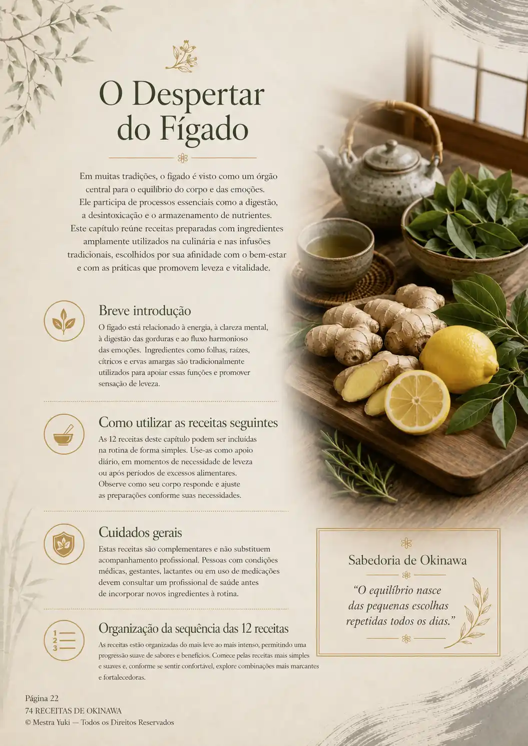 Página do material: O Despertar do Fígado