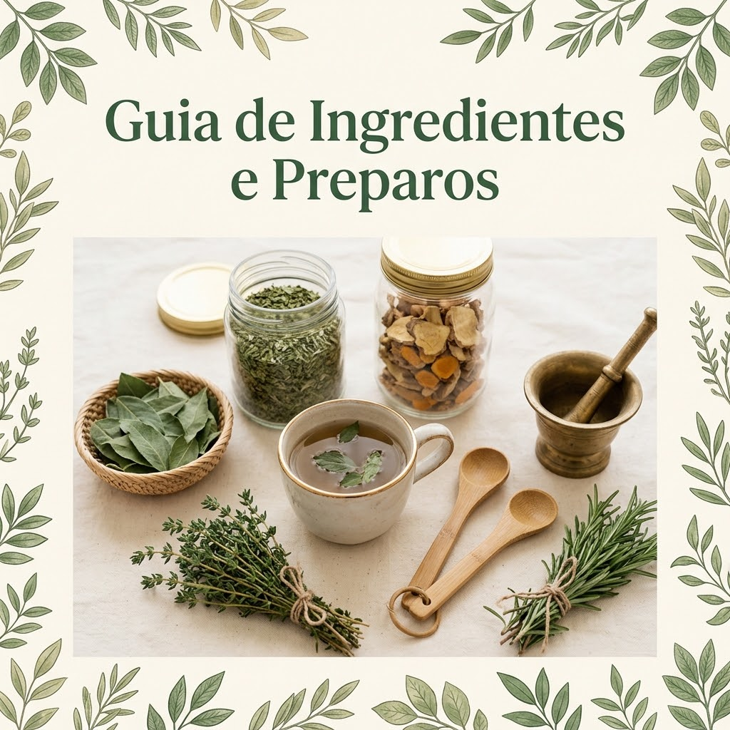 Capa do bônus Guia de Ingredientes e Preparos